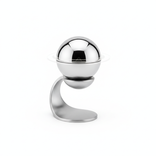 Desktop Spinning Ball sur support moderne